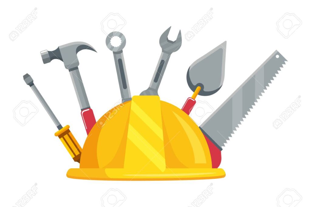 construction architectural cartoon